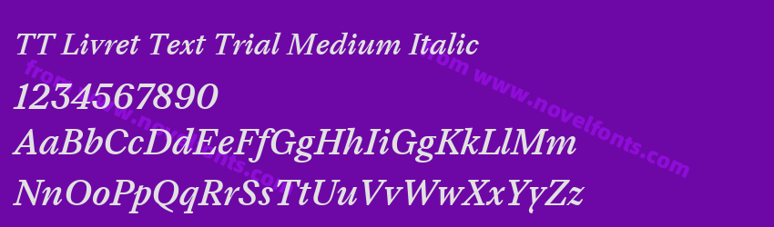 TT Livret Text Trial Medium ItalicPreview TT Livret Text Trial Medium ItalicPreview