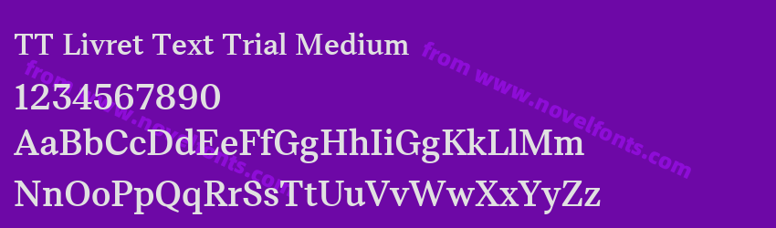 TT Livret Text Trial MediumPreview TT Livret Text Trial MediumPreview