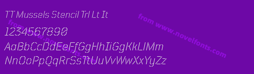 TT Mussels Stencil Trl Lt ItPreview TT Mussels Stencil Trl Lt ItPreview
