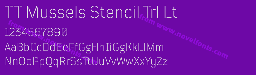 TT Mussels Stencil Trl LtPreview TT Mussels Stencil Trl LtPreview