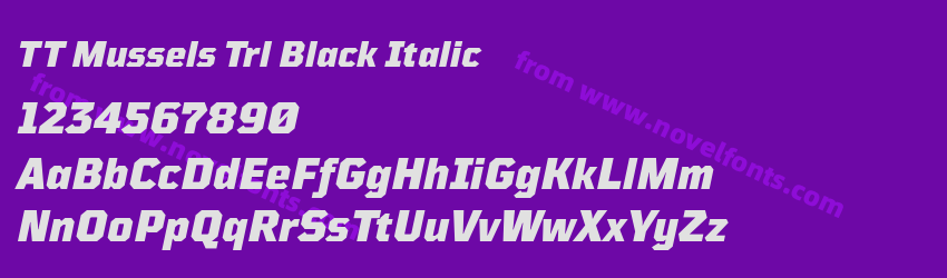 TT Mussels Trl Black ItalicPreview TT Mussels Trl Black ItalicPreview