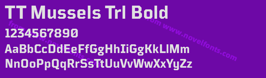 TT Mussels Trl BoldPreview TT Mussels Trl BoldPreview