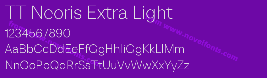 TT Neoris Extra LightPreview TT Neoris Extra LightPreview
