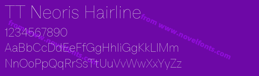 TT Neoris HairlinePreview TT Neoris HairlinePreview