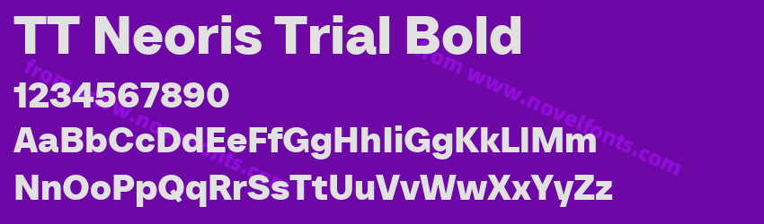 TT Neoris Trial BoldPreview TT Neoris Trial BoldPreview
