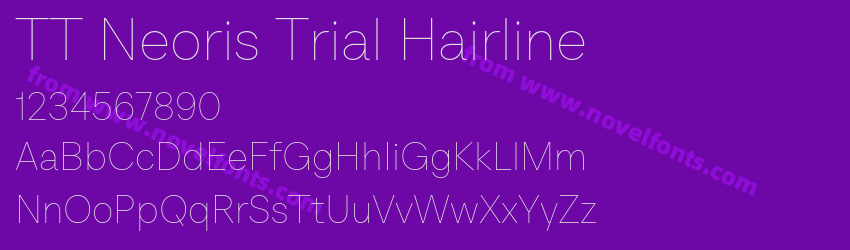 TT Neoris Trial HairlinePreview TT Neoris Trial HairlinePreview