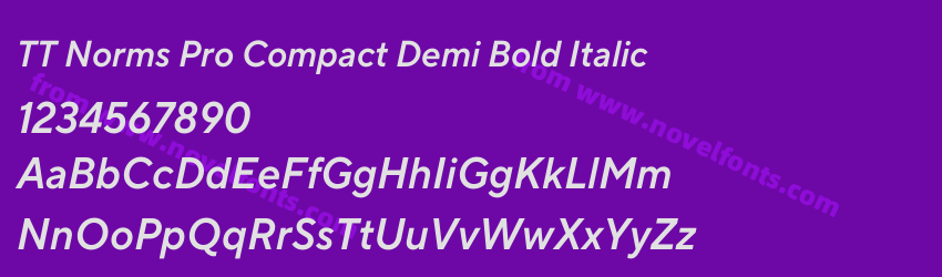 TT Norms Pro Compact Demi Bold ItalicPreview TT Norms Pro Compact Demi Bold ItalicPreview