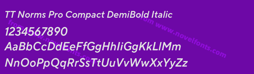 TT Norms Pro Compact DemiBold ItalicPreview TT Norms Pro Compact DemiBold ItalicPreview