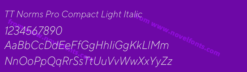 TT Norms Pro Compact Light ItalicPreview TT Norms Pro Compact Light ItalicPreview