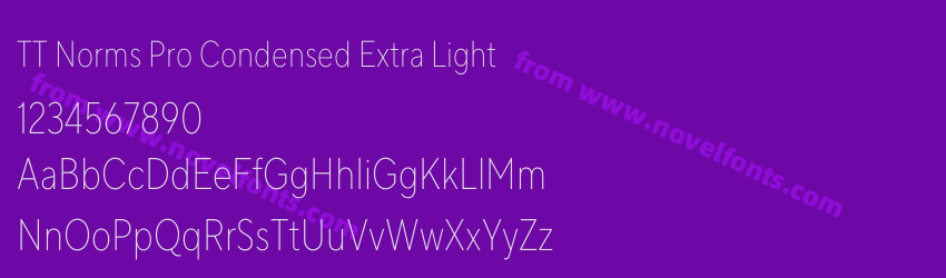 TT Norms Pro Condensed Extra LightPreview TT Norms Pro Condensed Extra LightPreview