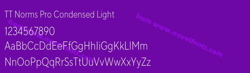 TT Norms Pro Condensed LightPreview TT Norms Pro Condensed LightPreview