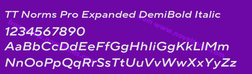 TT Norms Pro Expanded DemiBold ItalicPreview TT Norms Pro Expanded DemiBold ItalicPreview