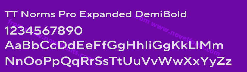TT Norms Pro Expanded DemiBoldPreview TT Norms Pro Expanded DemiBoldPreview