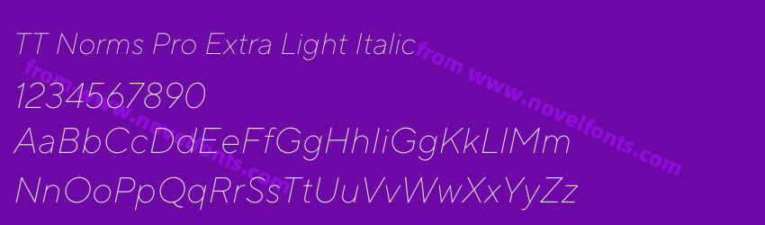 TT Norms Pro Extra Light ItalicPreview TT Norms Pro Extra Light ItalicPreview