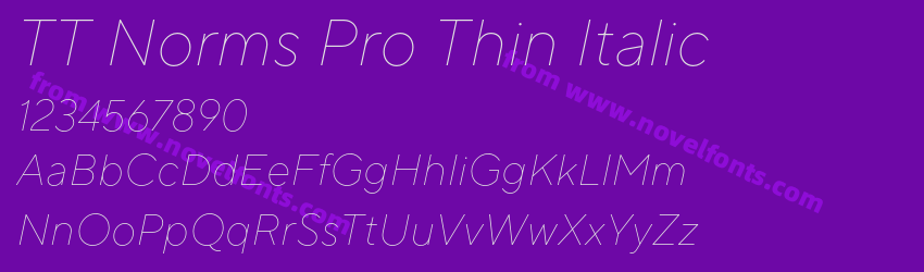 TT Norms Pro Thin ItalicPreview TT Norms Pro Thin ItalicPreview