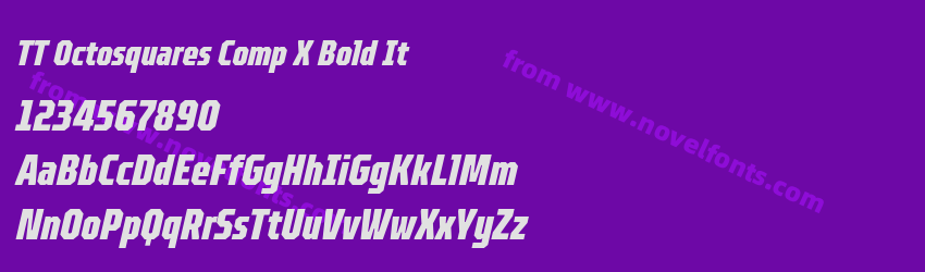 TT Octosquares Comp X Bold ItPreview TT Octosquares Comp X Bold ItPreview