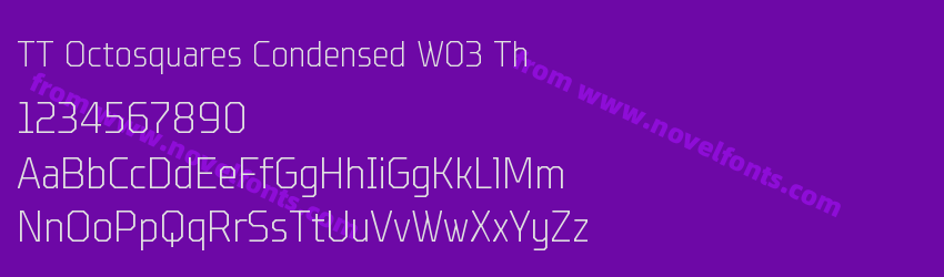 TT Octosquares Condensed W03 ThPreview TT Octosquares Condensed W03 ThPreview