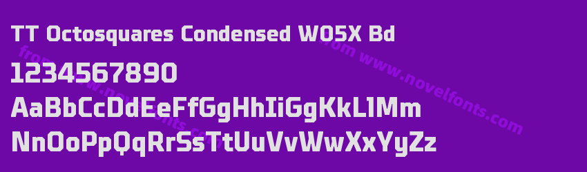 TT Octosquares Condensed W05X BdPreview TT Octosquares Condensed W05X BdPreview