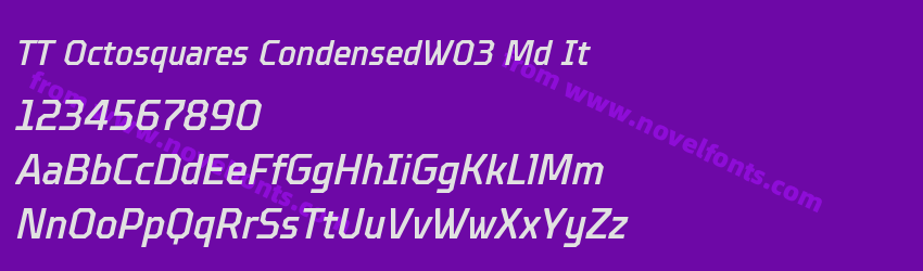 TT Octosquares CondensedW03 Md ItPreview TT Octosquares CondensedW03 Md ItPreview
