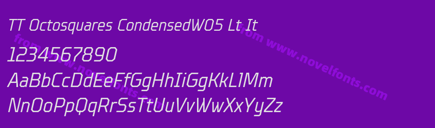 TT Octosquares CondensedW05 Lt ItPreview TT Octosquares CondensedW05 Lt ItPreview