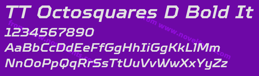 TT Octosquares D Bold ItPreview TT Octosquares D Bold ItPreview