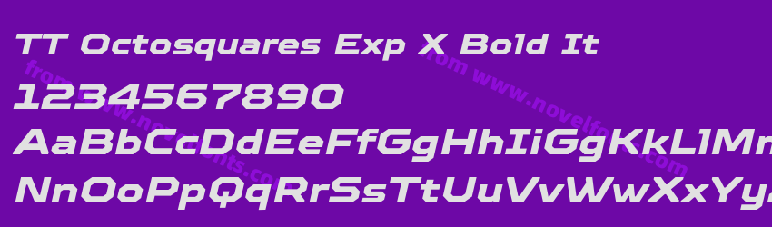 TT Octosquares Exp X Bold ItPreview TT Octosquares Exp X Bold ItPreview