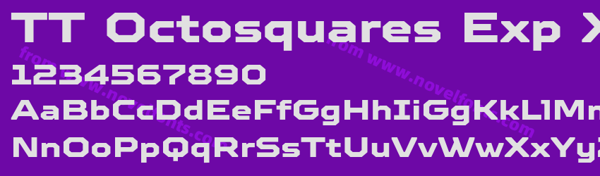 TT Octosquares Exp X BoldPreview TT Octosquares Exp X BoldPreview