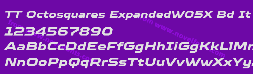 TT Octosquares ExpandedW05X Bd ItPreview TT Octosquares ExpandedW05X Bd ItPreview