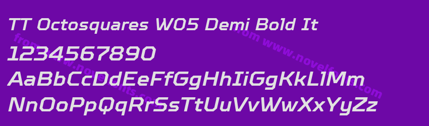 TT Octosquares W05 Demi Bold ItPreview TT Octosquares W05 Demi Bold ItPreview
