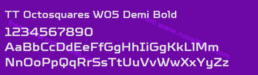 TT Octosquares W05 Demi BoldPreview TT Octosquares W05 Demi BoldPreview