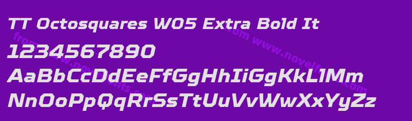 TT Octosquares W05 Extra Bold ItPreview TT Octosquares W05 Extra Bold ItPreview