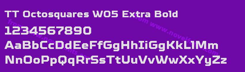 TT Octosquares W05 Extra BoldPreview TT Octosquares W05 Extra BoldPreview