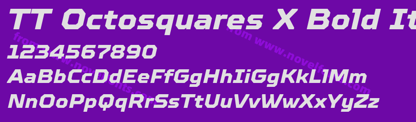 TT Octosquares X Bold ItPreview TT Octosquares X Bold ItPreview