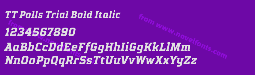 TT Polls Trial Bold ItalicPreview TT Polls Trial Bold ItalicPreview