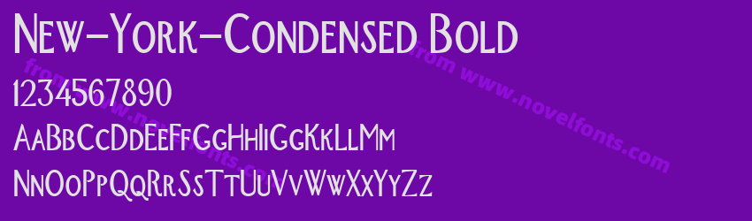 New-York-Condensed BoldPreview