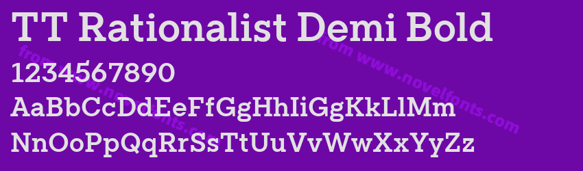 TT Rationalist Demi BoldPreview TT Rationalist Demi BoldPreview