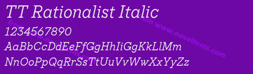 TT Rationalist ItalicPreview TT Rationalist ItalicPreview