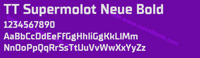 TT Supermolot Neue BoldPreview TT Supermolot Neue BoldPreview