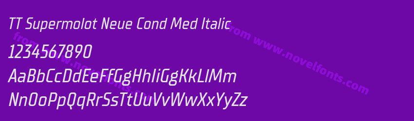 TT Supermolot Neue Cond Med ItalicPreview TT Supermolot Neue Cond Med ItalicPreview