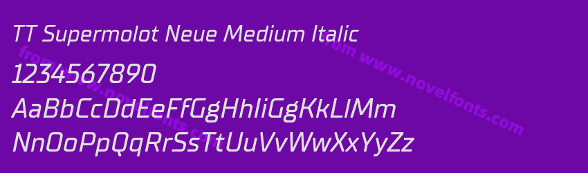 TT Supermolot Neue Medium ItalicPreview TT Supermolot Neue Medium ItalicPreview