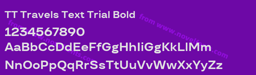 TT Travels Text Trial BoldPreview TT Travels Text Trial BoldPreview