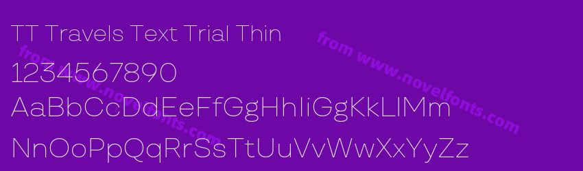 TT Travels Text Trial ThinPreview TT Travels Text Trial ThinPreview