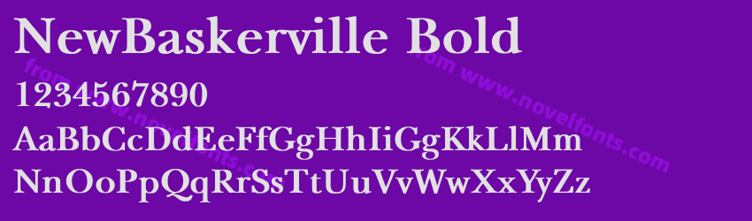 NewBaskerville BoldPreview