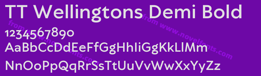 TT Wellingtons Demi BoldPreview TT Wellingtons Demi BoldPreview
