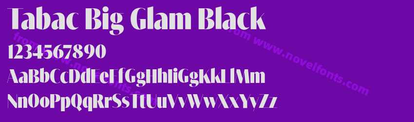 Tabac Big Glam BlackPreview Tabac Big Glam BlackPreview