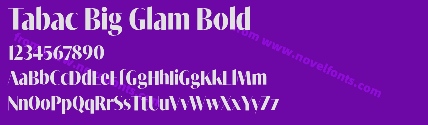 Tabac Big Glam BoldPreview Tabac Big Glam BoldPreview