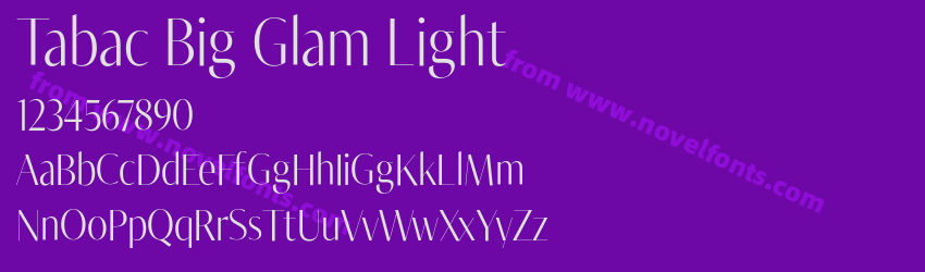 Tabac Big Glam LightPreview Tabac Big Glam LightPreview
