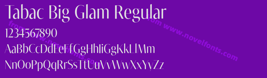 Tabac Big Glam RegularPreview Tabac Big Glam RegularPreview