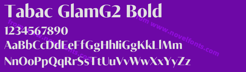 Tabac GlamG2 BoldPreview Tabac GlamG2 BoldPreview