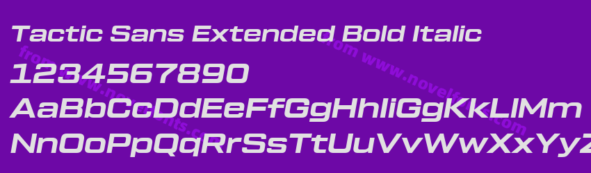 Tactic Sans Extended Bold ItalicPreview Tactic Sans Extended Bold ItalicPreview